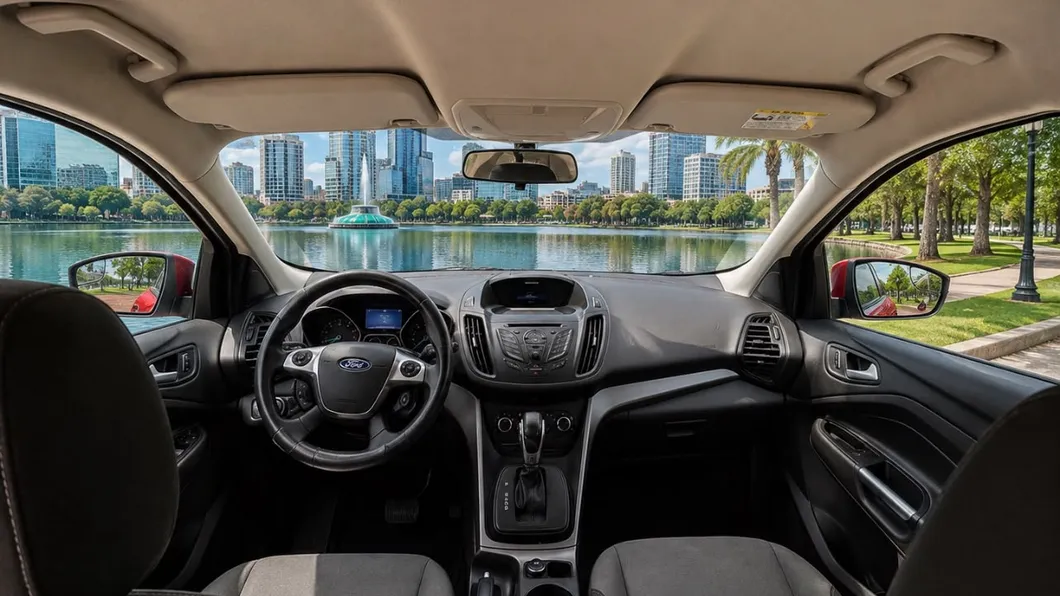 Ford Escape 2018 por dentro, flota de Pick'N Go Rent A Car en Orlando